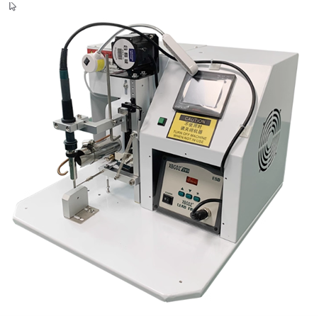 Yarı Otomatik PCB, LED, Konektör Kablo Lehim Makinası (Motorlu)